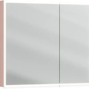 Achat Immédiat Armoire de toilette Alterna luuna LED plus avec éclairage inférieur/supérieur Antique rose Couleur de lumière réglable en continu 2700-6500 K
